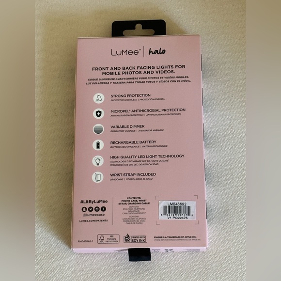 Paris Hilton Lumee Halo Holographic Selfie Cell Case Fits Apple 12 Pro M… - Picture 14 of 15